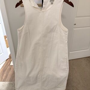 J. Crew Ivory Sleeveless dress
